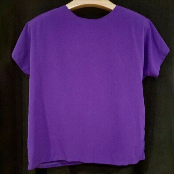 Vintage 90s Reversible Track Jacket Pant Suit Womens M Purple Geometric 3 Piece - Picture 6 of 12